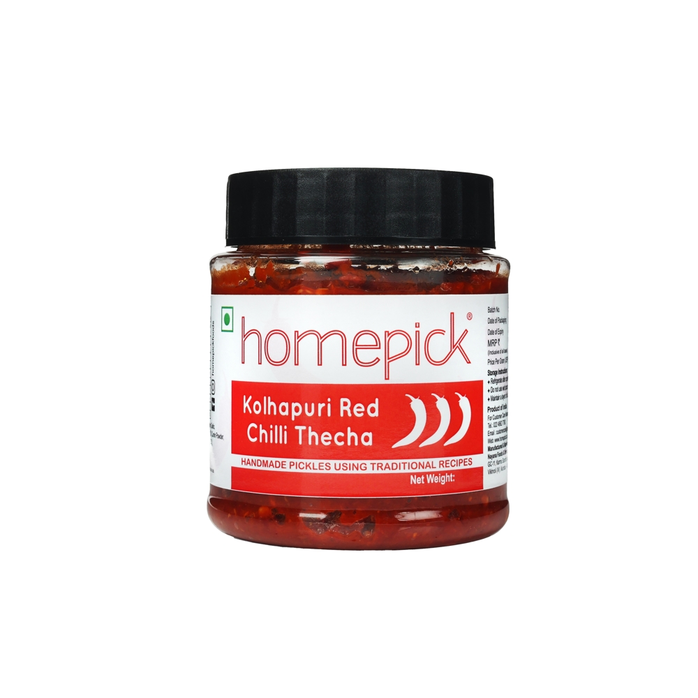 Homepick Kolhapuri Red Chilli Thecha: 250 g