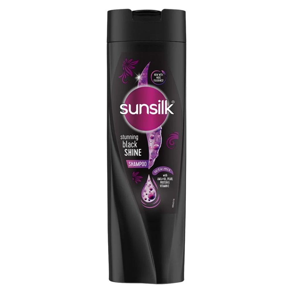 Sunsilk Stunning Black Shine Shampoo : 340 ml