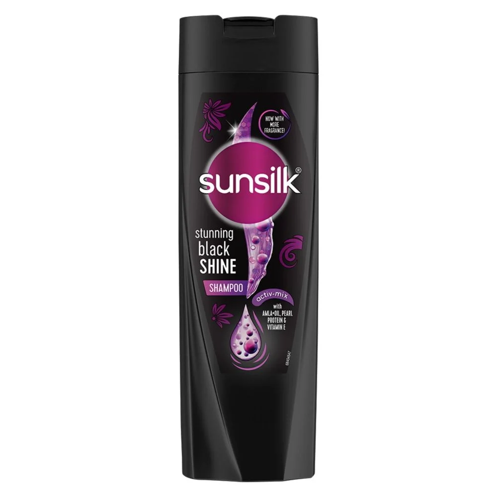 Sunsilk - Stunning Black Shine Shampoo : 180 ml