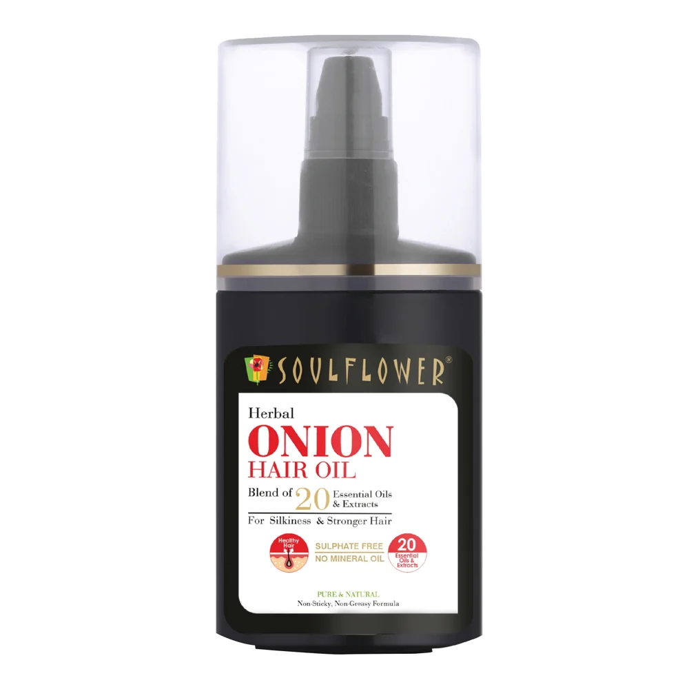 Soulflower Herbal Onion Hair Oil : 120 ml