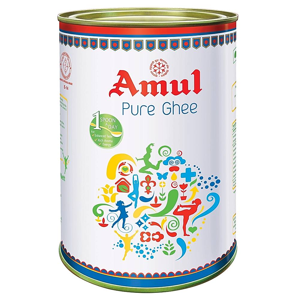 Amul Pure Ghee Tin (1 L): 905 g