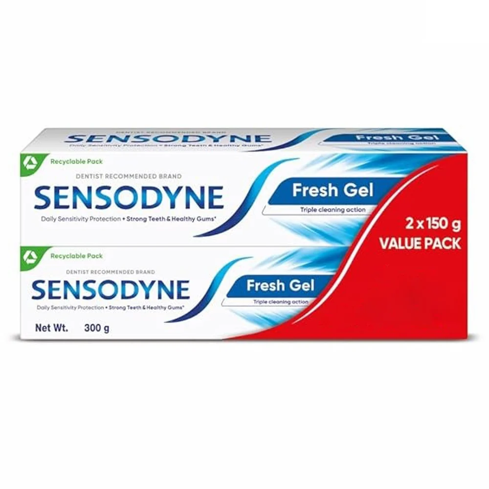 Sensodyne Fresh Gel Toothpaste : 2x150 g
