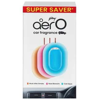 Godrej Aer O Car Fragrance – Set of 3: 7.5 g