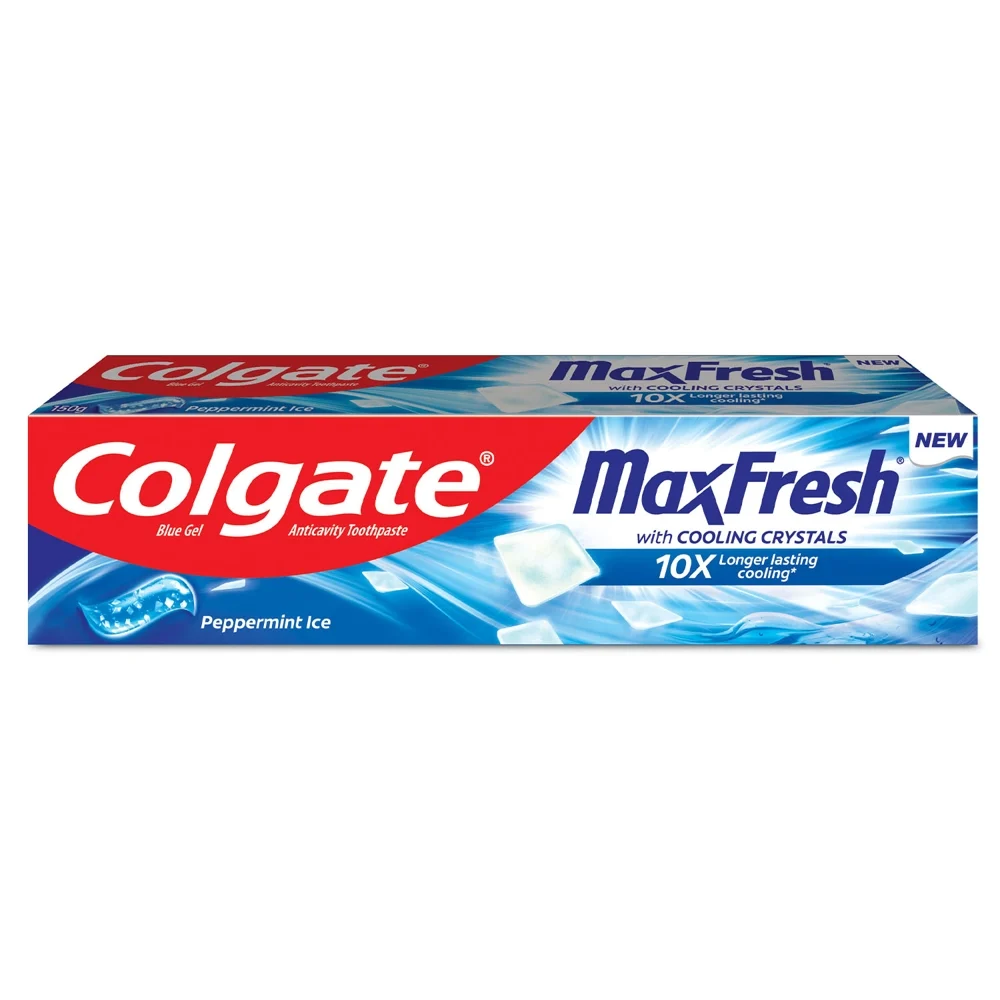 Colgate MaxFresh Peppermint Ice Toothpaste : 150 g
