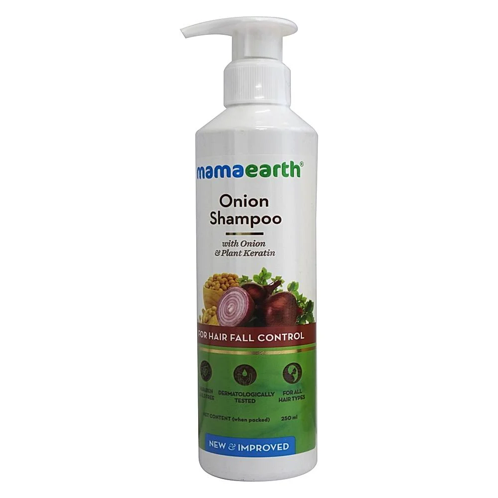 Mamaearth Onion & Plant Keratin Shampoo : 250 ml