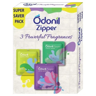 Odonil 3 Powerful Fragrances Zipper: 3×10 g