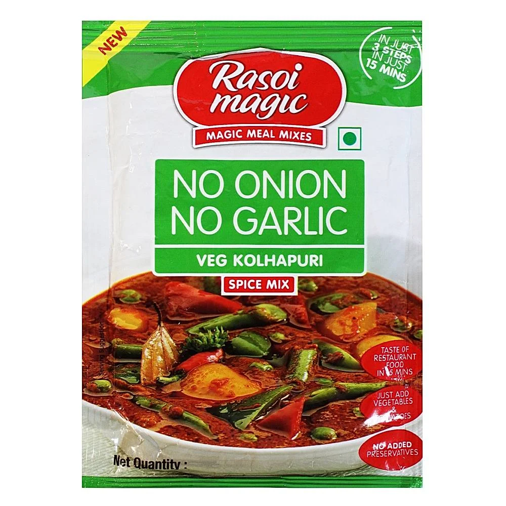 Rasoi Magic No Onion No Garlic Veg Kolhapuri Spice Mix : 45 g
