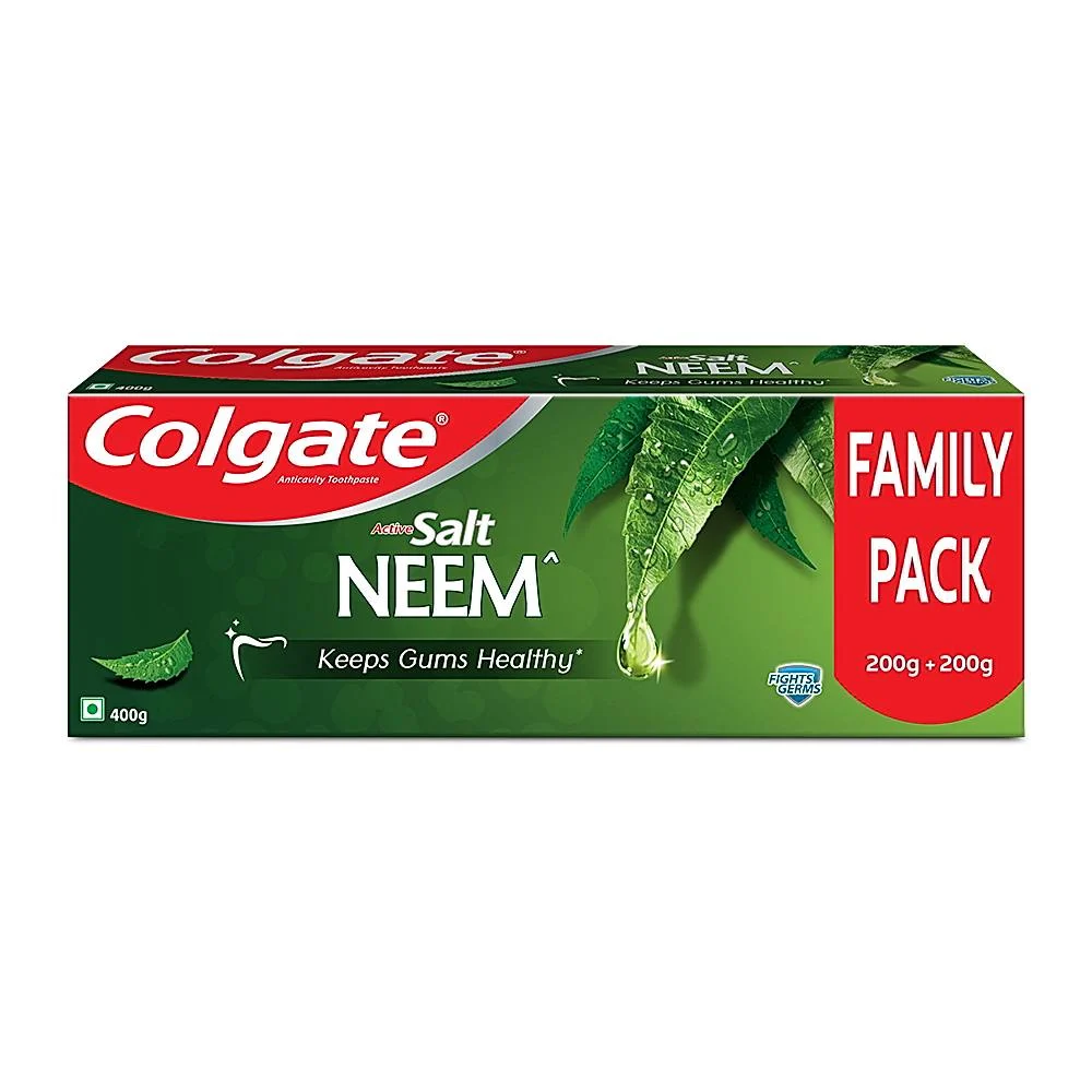 Colgate Active Salt Neem Toothpaste : 400 g