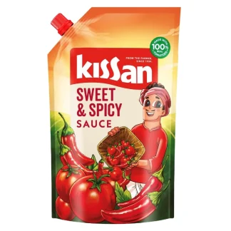 Kissan Tomato Sauce – Sweet & Spicy : 415 g