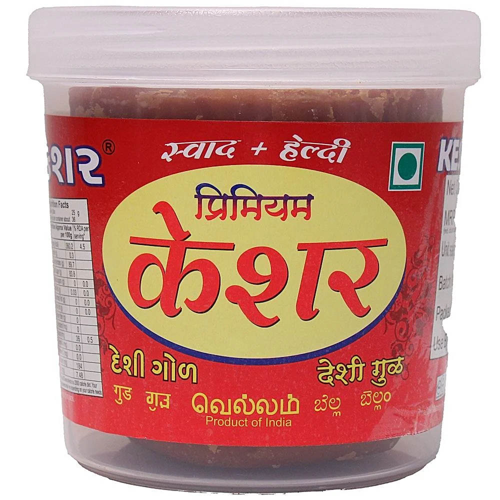 Keshar Premium Natural Jaggery Jar : 800 g