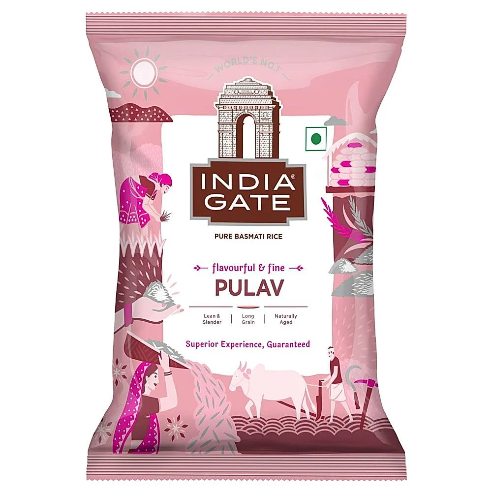 India Gate Pulav Pure Basmati Rice : 500 g