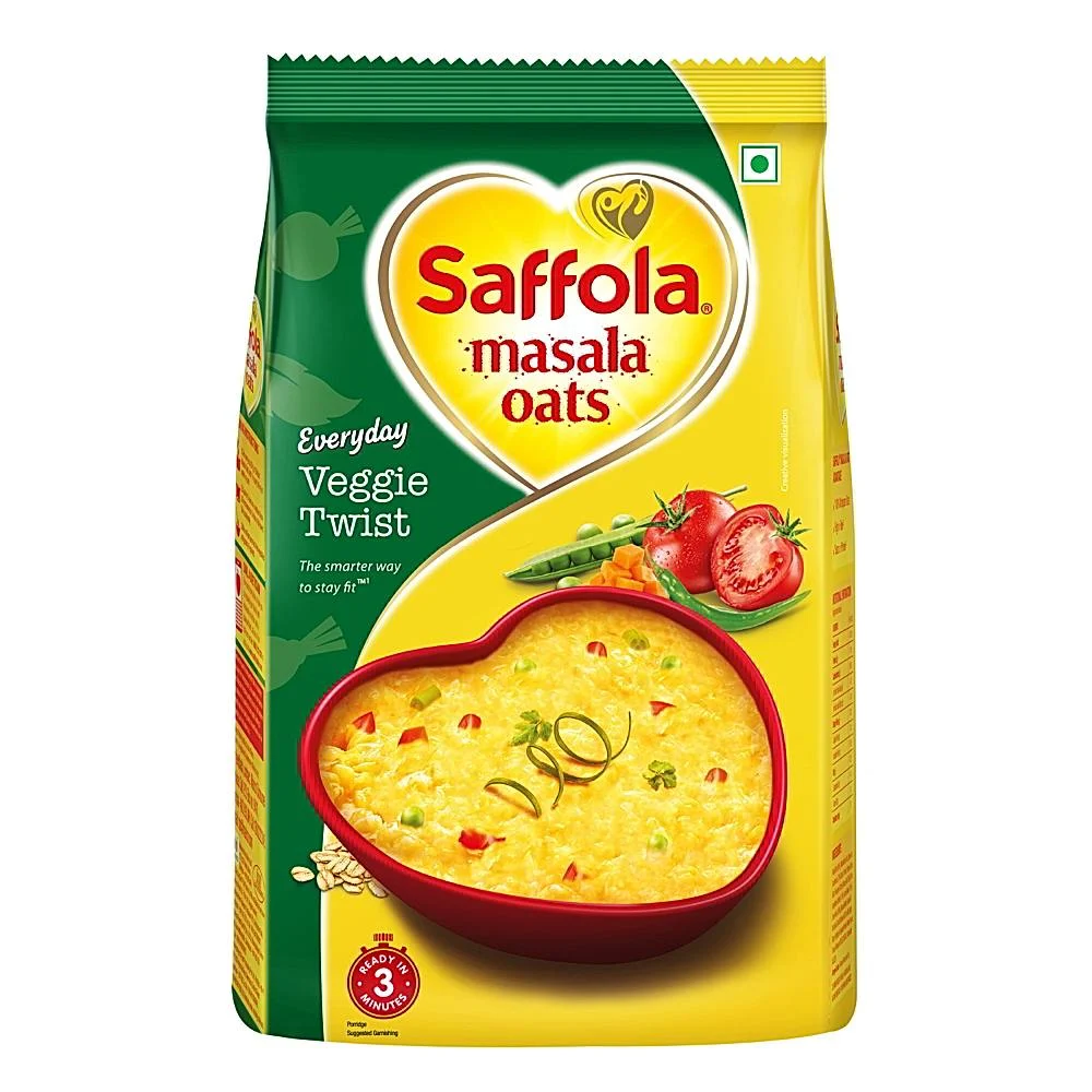 Saffola Masala Oats Veggie Twist : 500 g