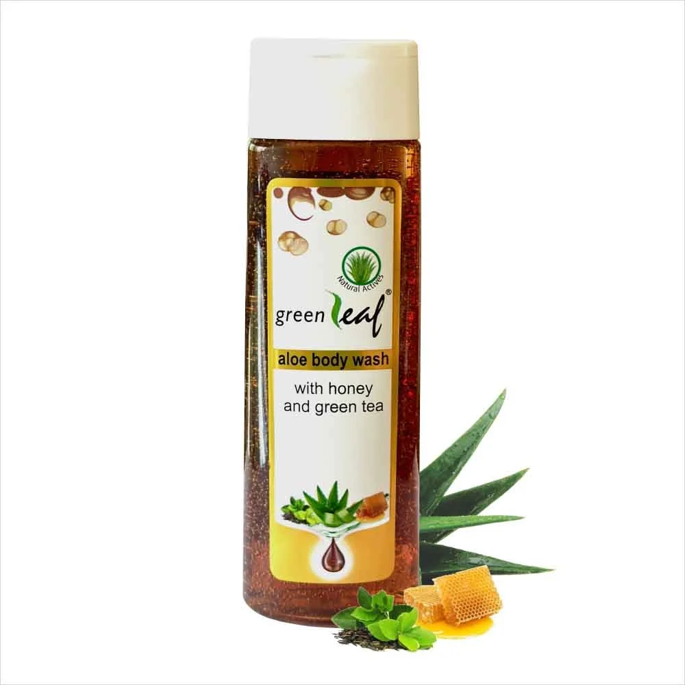 Greenleaf Aloe Body Wash With Honey & Green Tea: 220 ml
