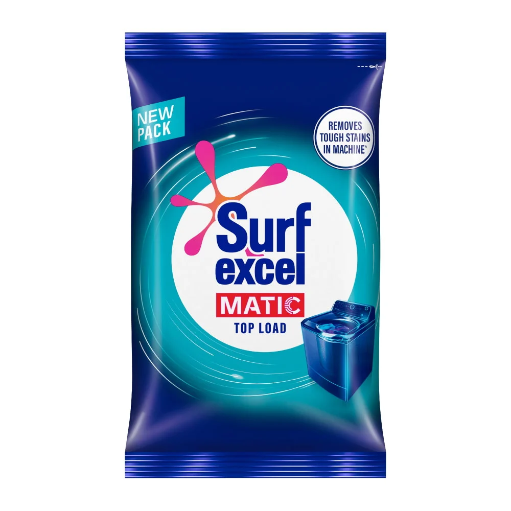 Surf Excel Matic Top Load Detergent Powder (Pouch) : 2 kgs