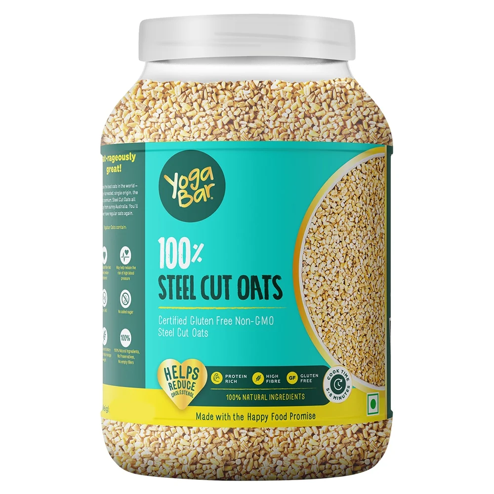Yoga Bar Steel Cut Oats Jar : 1.5 kg