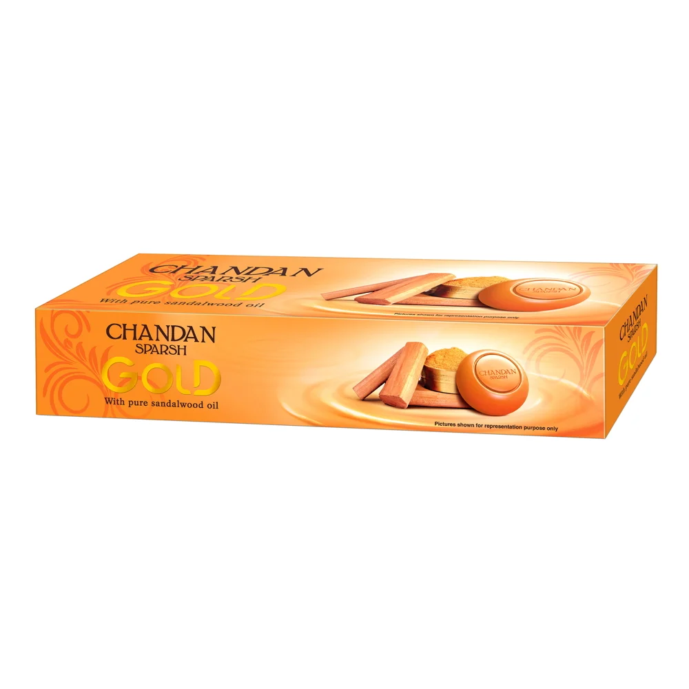 Chandan Sparsh Gold Soap : 3x150 g