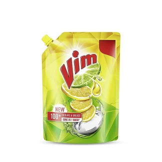 Vim Dishwash Liquid Gel – Lemon : 2 L