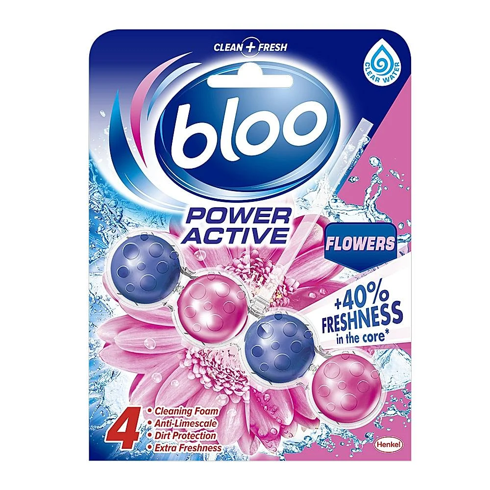 Bloo Toilet Rim Flower - Power Active : 50 g