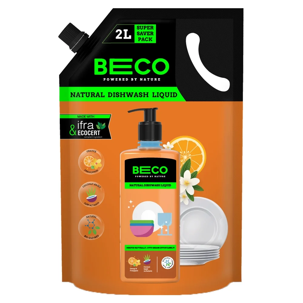 Beco Natural Dishwash Liquid : 2 L