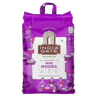 India Gate Mini Mogra (Broken) Basmati Rice : 10 kgs