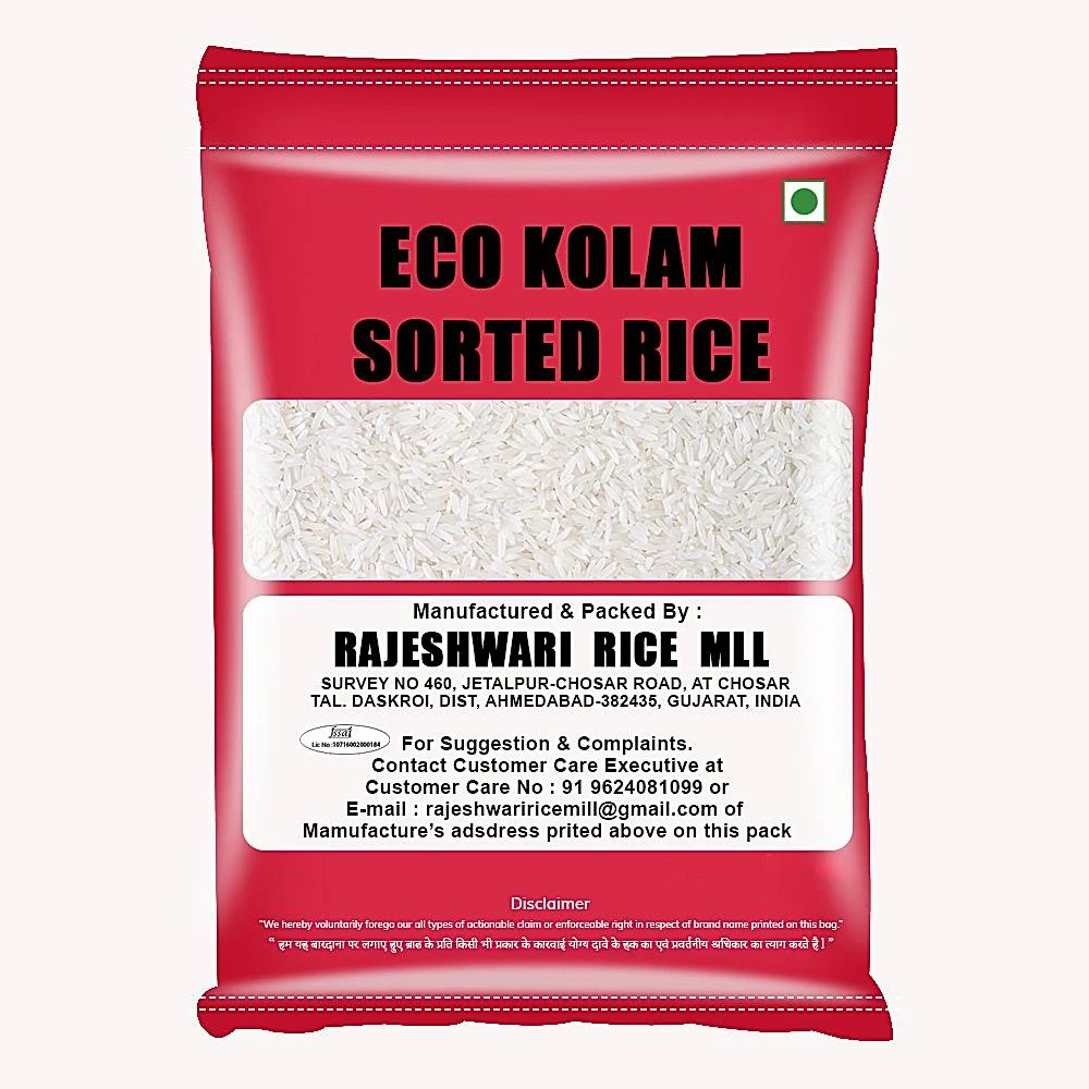 Eco Kolam Jirasar Sorted Rice : 10 kgs