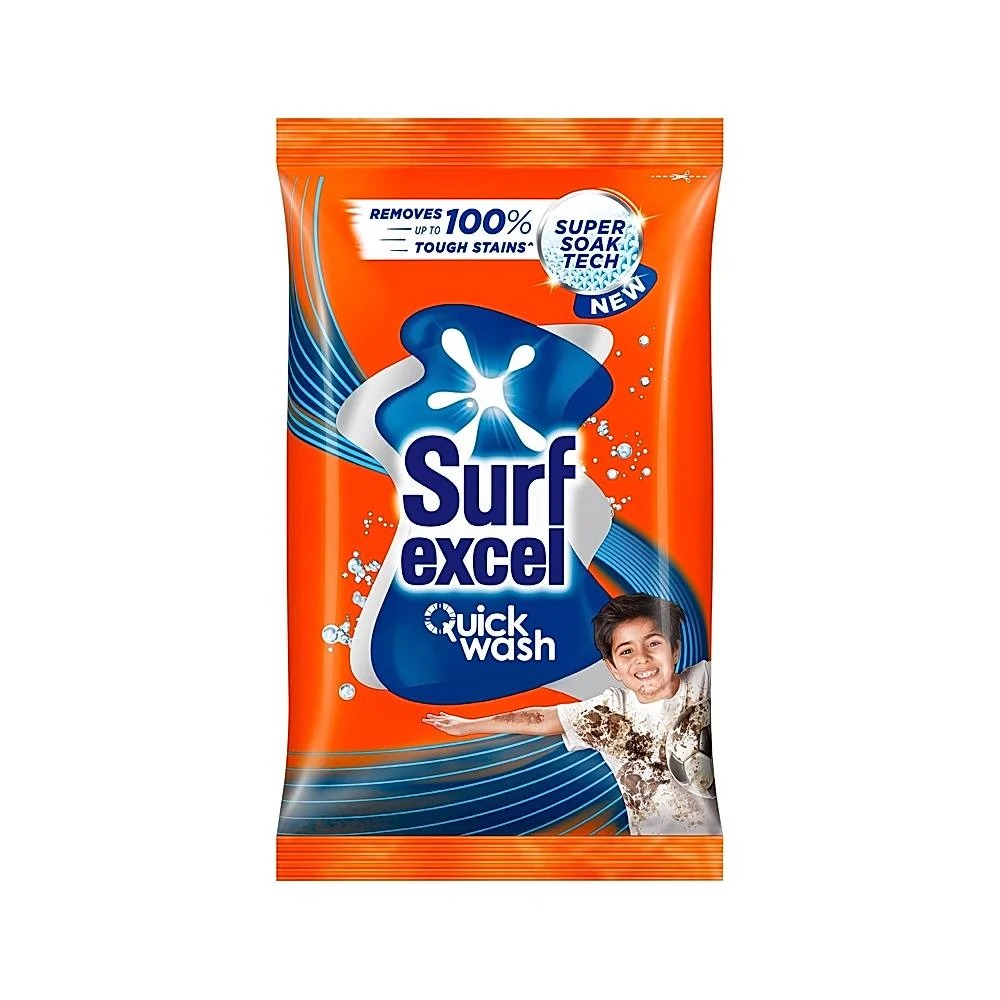 Surf Excel Quick Wash Detergent Powder : 2 kgs