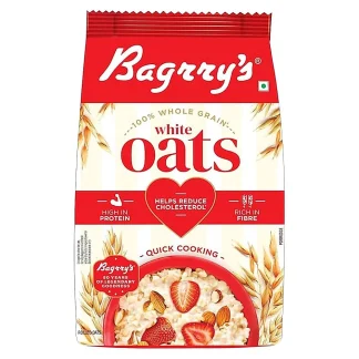 Assortment of nutritious health foods including whole grains, fresh ingredients, and natural products