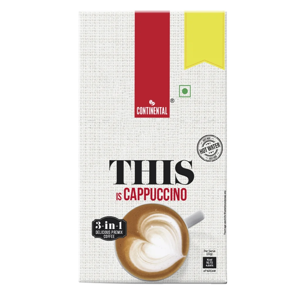 Continental This Is Cappuccino 3 In 1 Premix Coffee : 132 g