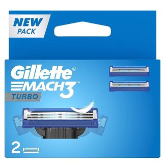Gillette Mach3 Turbo Cartridges: 2 Unit