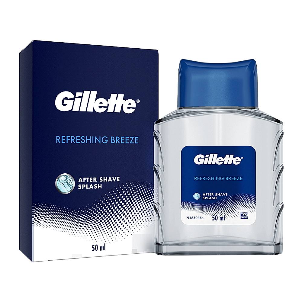 Gillette After Shave Splash - Refreshing Breeze : 50 ml
