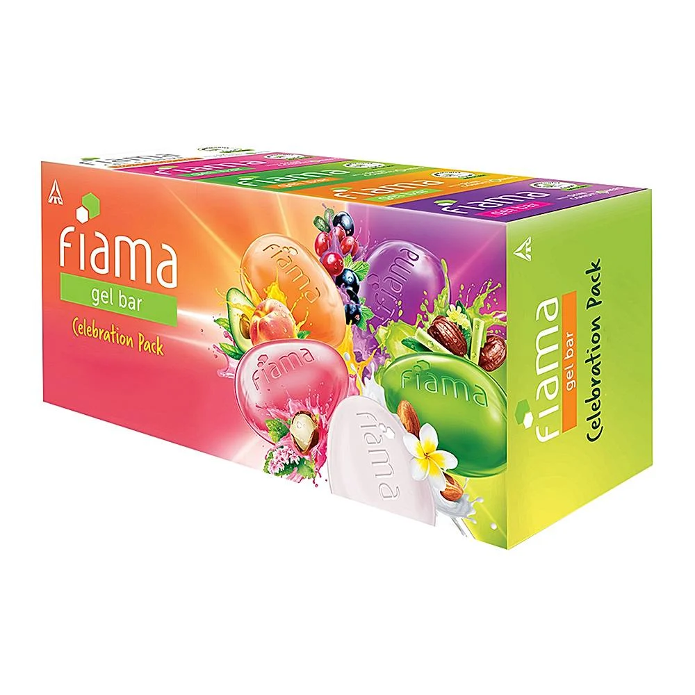 Fiama Unique Celebration Gel Bars : 4x125 g