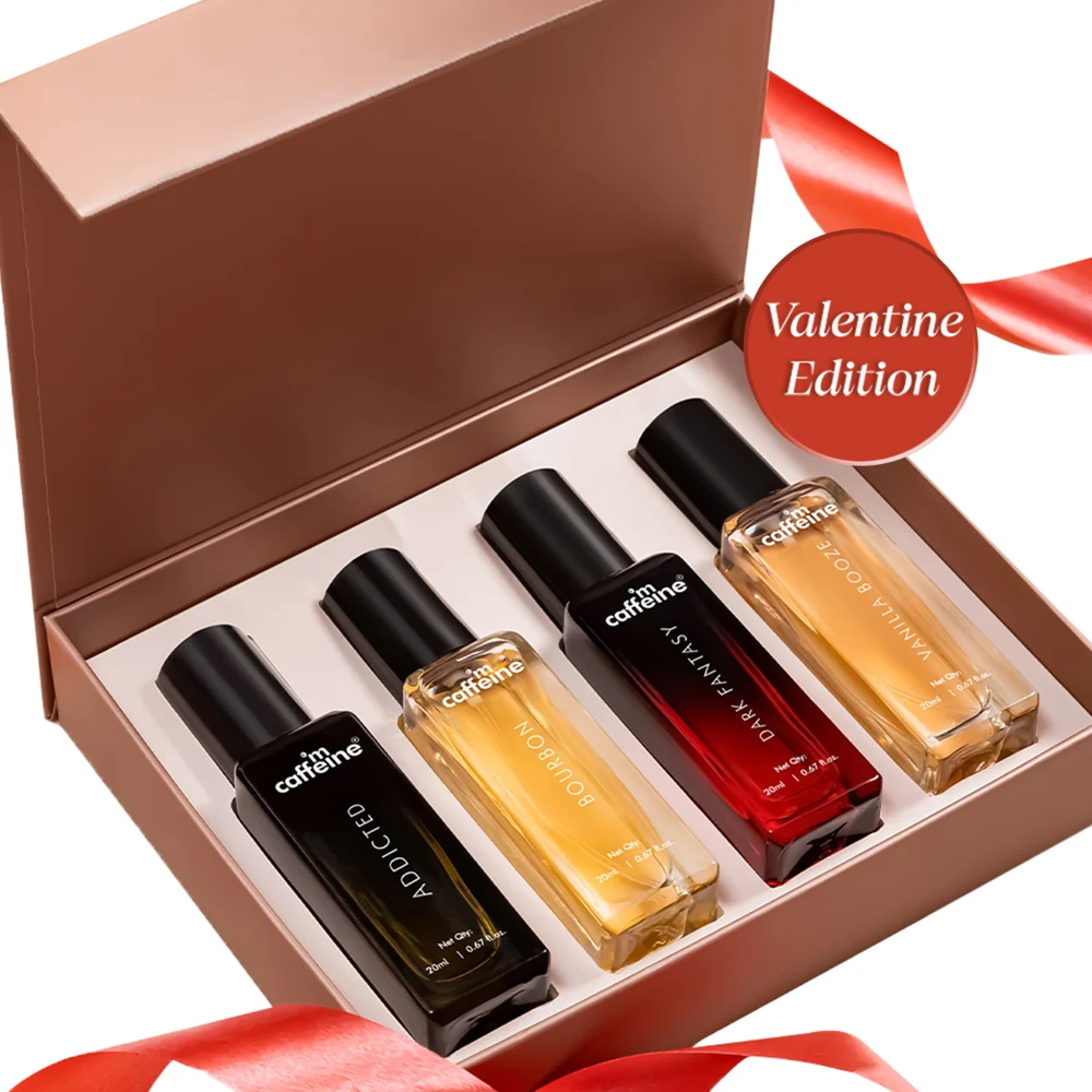 mCaffeine The Addiction Collection Premium Perfumes For Him & Her : 4x20 ml