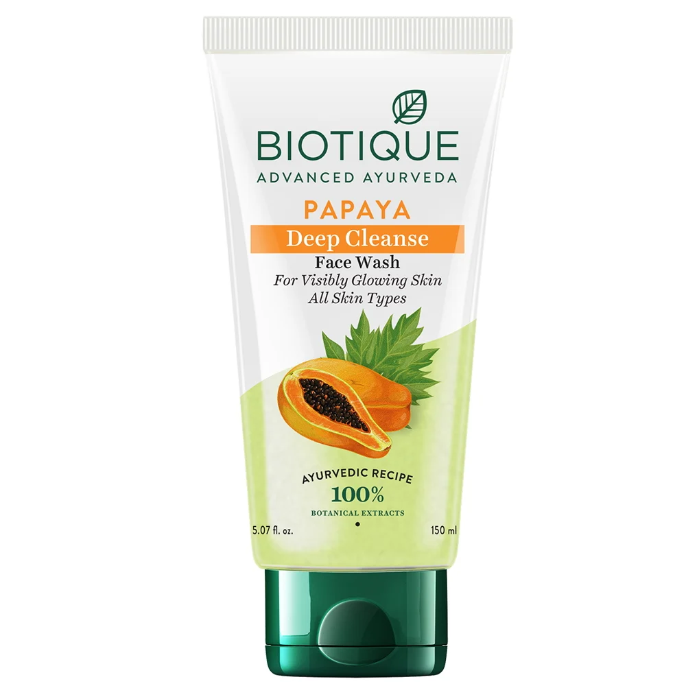 Biotique Papaya Deep Cleanse Face Wash : 150 ml