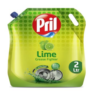 Pril Lime Dishwash Liquid: 2 L