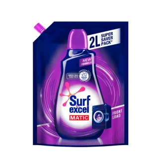 Surf Excel Matic Liquid Detergent Front Load Pouch : 2 L