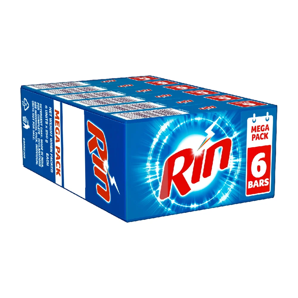 Rin Detergent Bar : 6x250 g