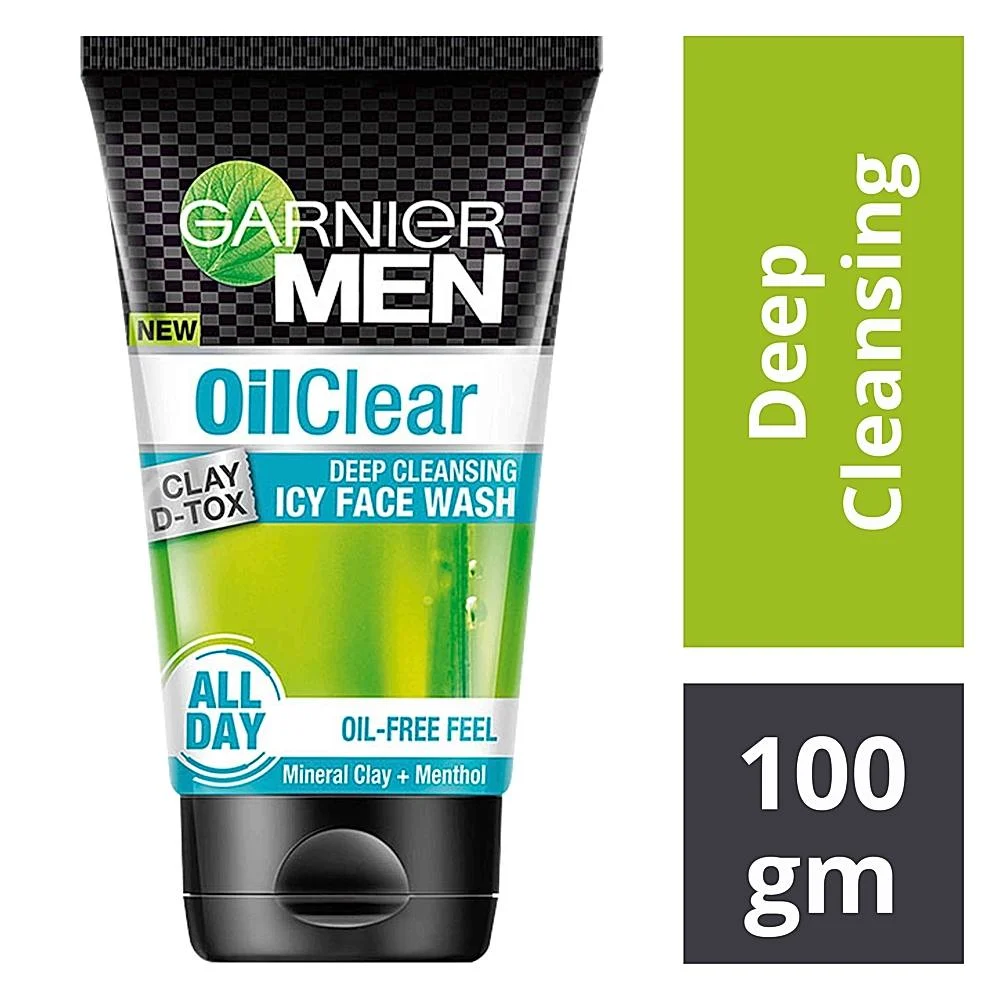 Garnier Men Oil Clear Deep Cleansing Facewash : 100 g