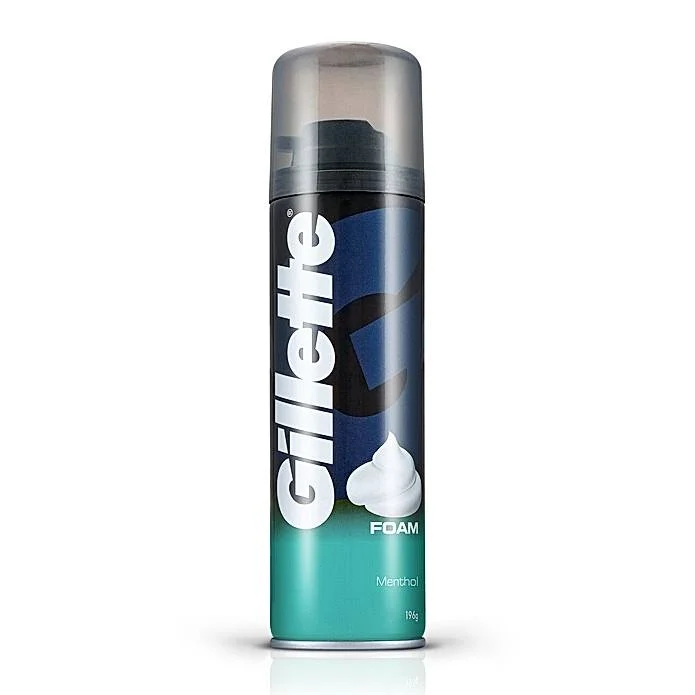 Gillette Shaving Foam - Menthol : 196 g