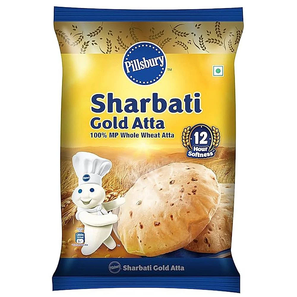 Pillsbury Sharbati Wheat Gold Atta : 5 kg
