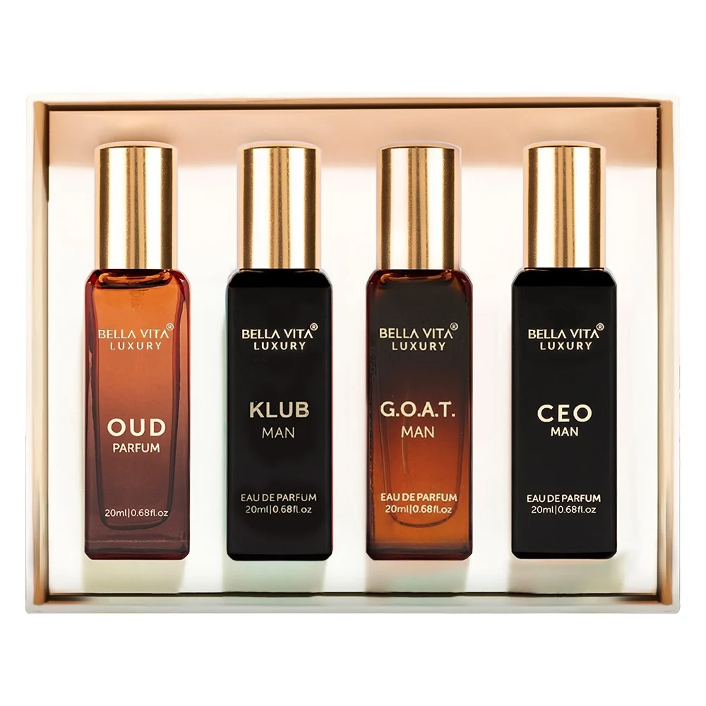 Bella Vita Luxury Perfume Gift Set For Him: 4x20 ml