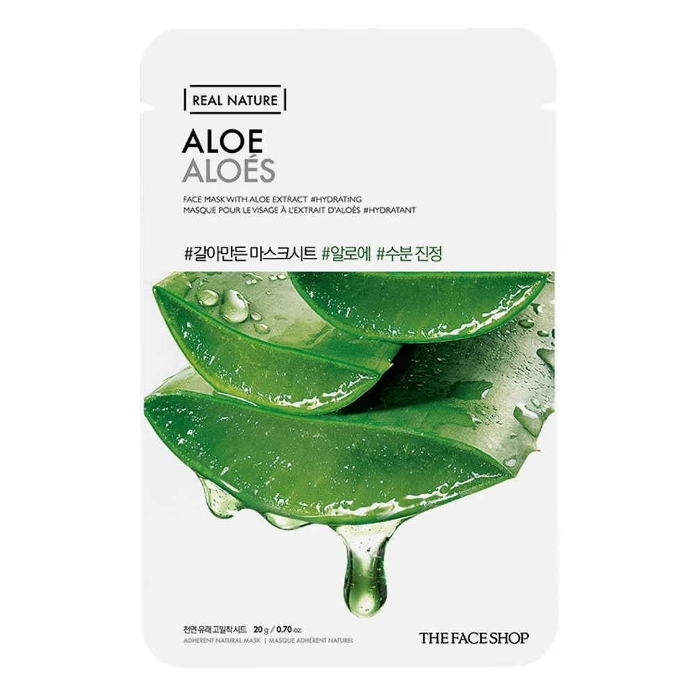 The Face Shop Real Nature Aloe Sheet Mask : 20 g