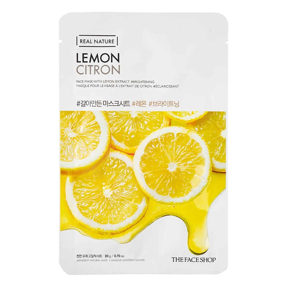The Face Shop Real Nature Lemon Sheet Mask : 20 g