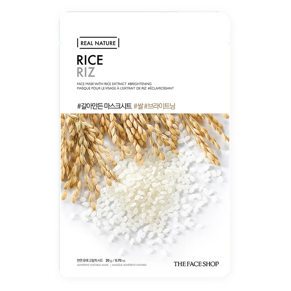 The Face Shop Real Nature Rice Sheet Mask : 20 g