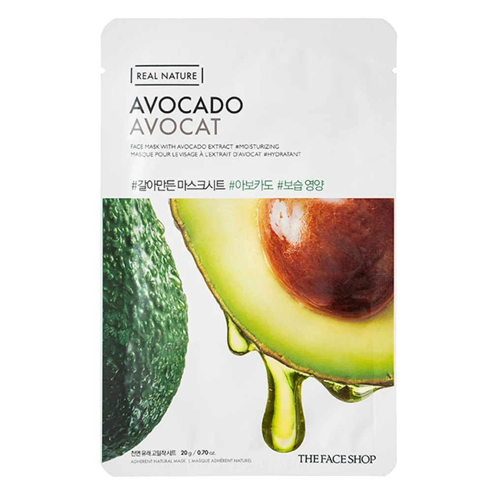 The Face Shop Real Nature Avocado Sheet Mask : 20 g