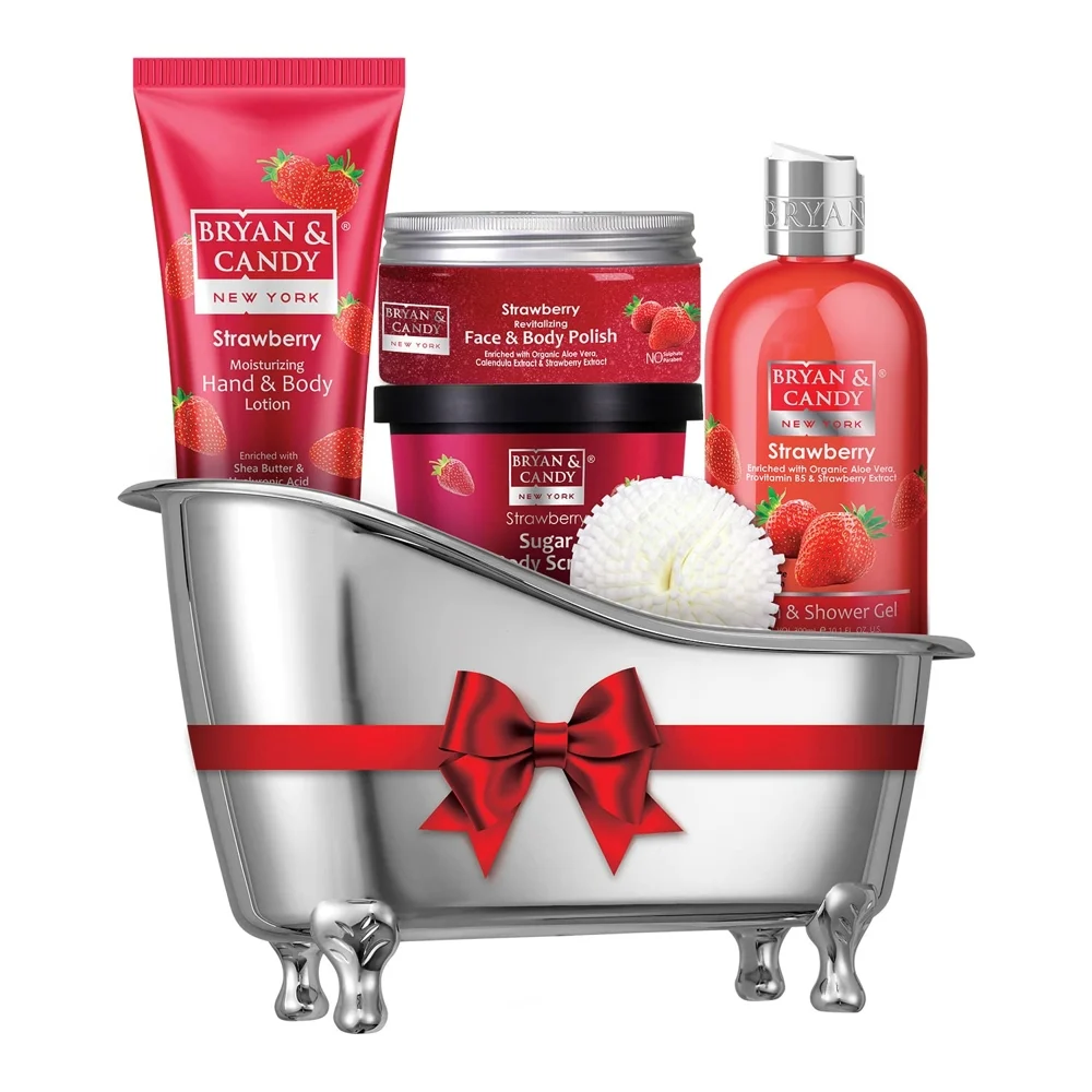 Bryan & Candy New York Strawberry Bath & Body Essentials Kit : 1 Unit