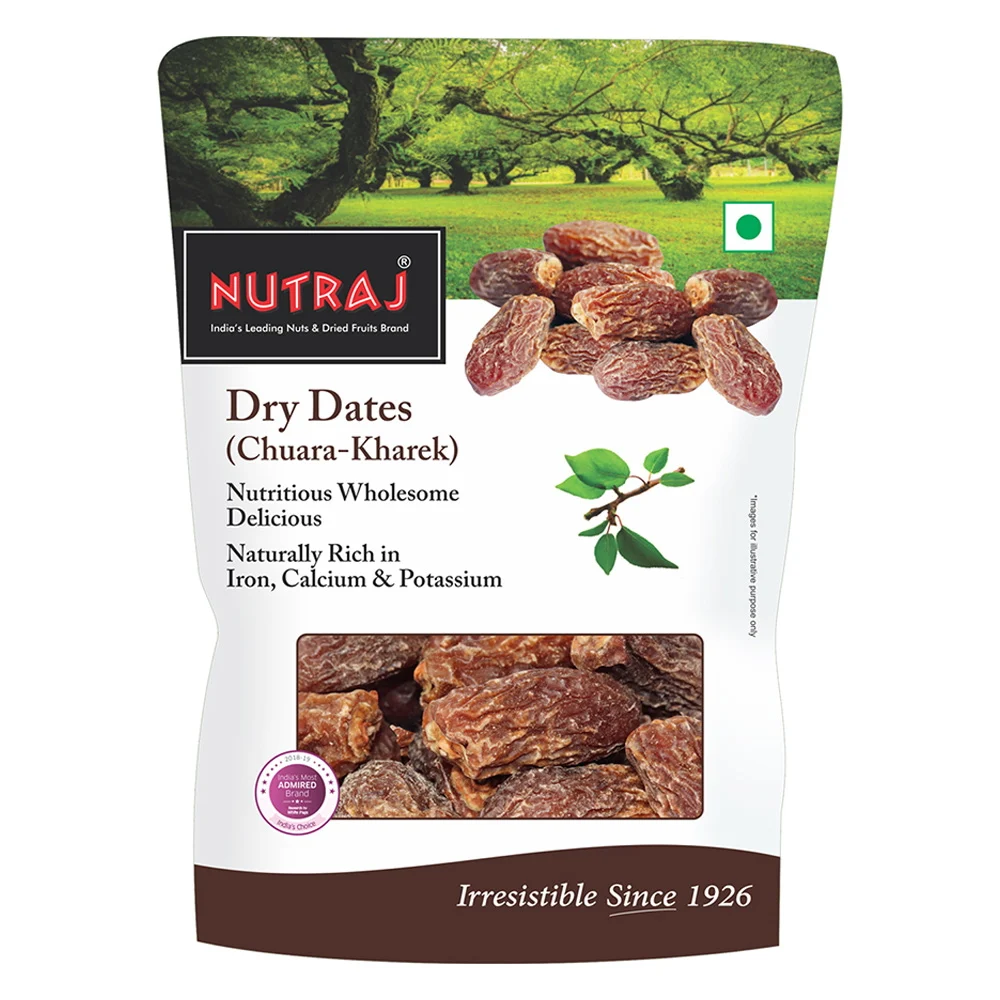 Nutraj Dry Seeded Dates (Chuara-Khareek) : 500 g