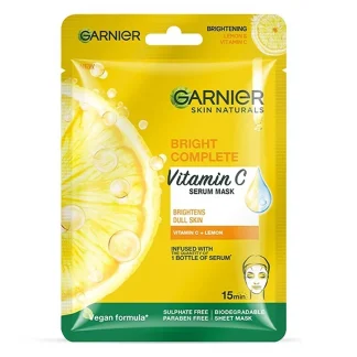 Garnier Serum Bright Complete Mask Lemon : 28 g