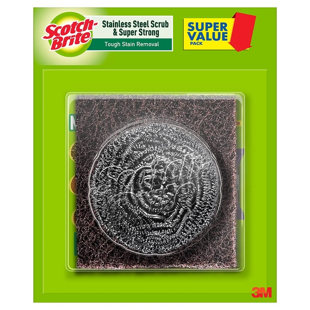 Scotch Brite Steel Scrub : 1 Unit