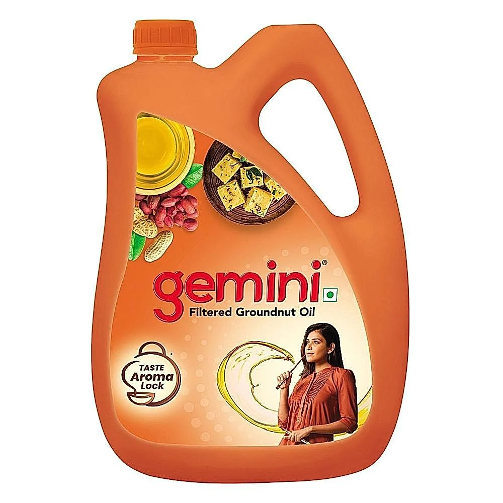 Gemini Filtered Groundnut Oil: 4.35 kg