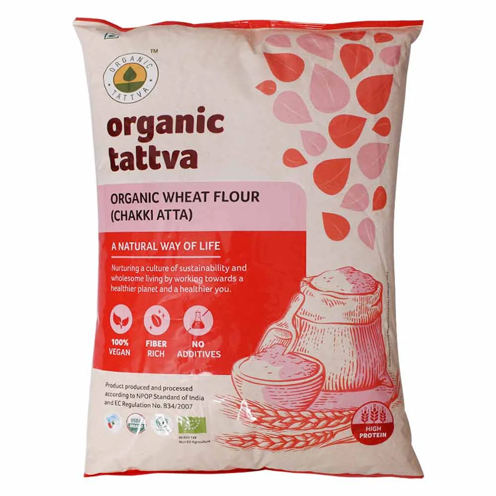 Organic Tattva Organic Wheat Flour : 5 kgs